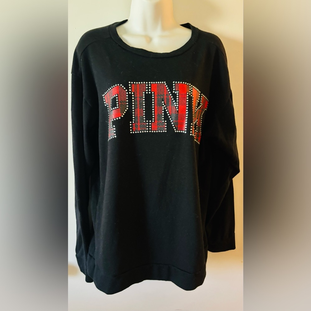 Victoria’s Secret woman’s rhinestone logo sweatshirt Small